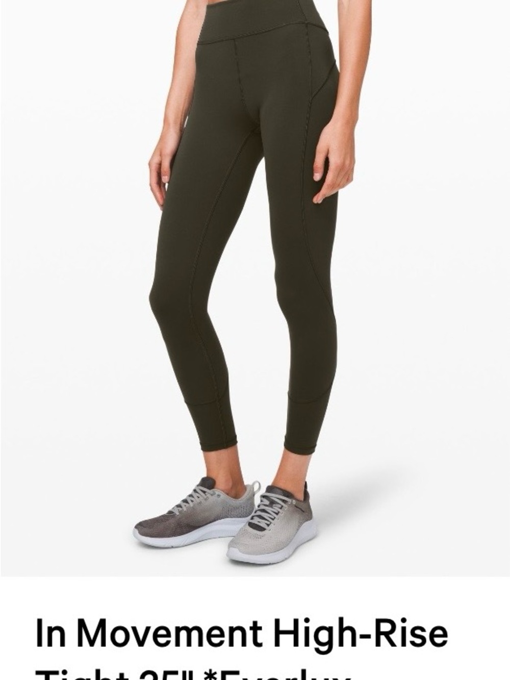 lululemon athletica In Movement High-Rise Tights — Olive Green